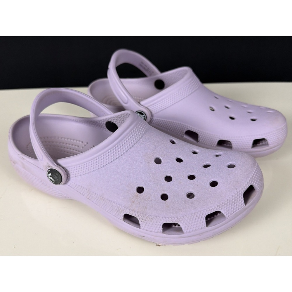 Crocs Classic Clog Mystic Purple Lavender Unisex Casual Shoes Sandal M-10 W-12